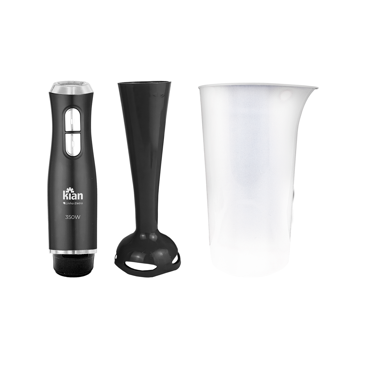 Mixer Kian com Copo 2 Velocidades 350W 127V Preto Mixer Kian com Copo 2 Velocidades 350W 127V Preto